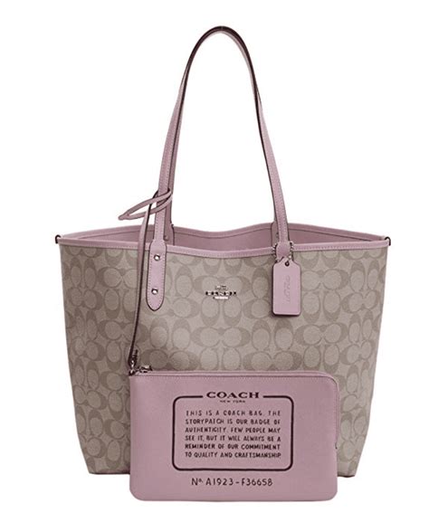 coach reversible city tote.